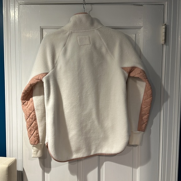 Abercrombie & Fitch Asymmetrical Snap-up fleece size small - Picture 3 of 4